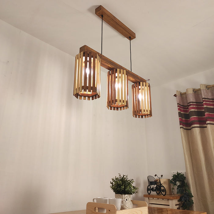 Hexar Brown 3 Series Hanging Lamp