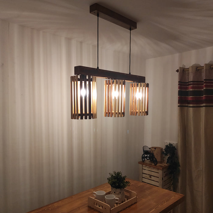 Hexar Brown 3 Series Hanging Lamp