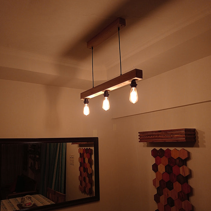 Tavern Beige Wooden Series Hanging Lamp