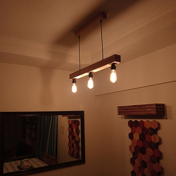 Tavern Brown Wooden Series Hanging Lamp