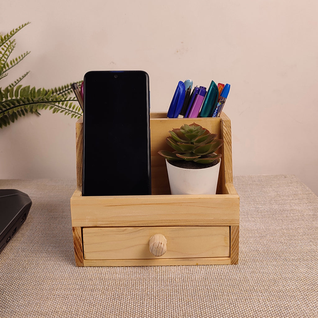 Wooden Desk Organiser 12 — Symplify